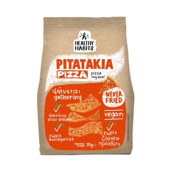 HEALTHY HABITS OVEN-BAKED PITATAKIA PIZZA FLAVOUR 70gr
