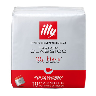 ILLY CLASSICO ESPRESSO CAPSULES FOR IPERESPPRESO 18spcs 120,6gr