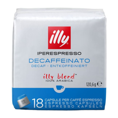 ILLY DECAF ESPRESSO CAPSULES FOR "IPERESPRESSO" 18pcs 120,6gr