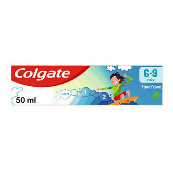 COLGATE KIDS TOOTHPASTE MILD MINT FLAVOUR 6-9 YEARS OLD 50ml