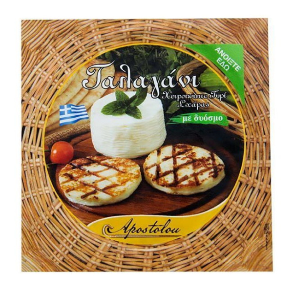 APOSTOLOU TALAGANI CHEESE IN SLICES WITH SPEARMINT 200gr
