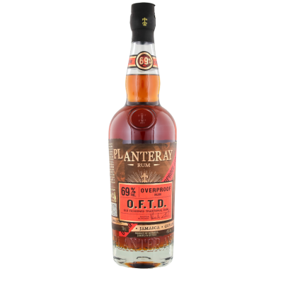 PLANTERAY O.F.T.D Overproof Ρούμι 69%VOL 700ml