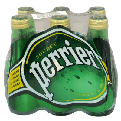 PERRIER NATURAL BOTTLE 200ml 6pcs