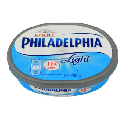 PHILADELPHIA Τυρί Φιλαδέλφια Light 200gr