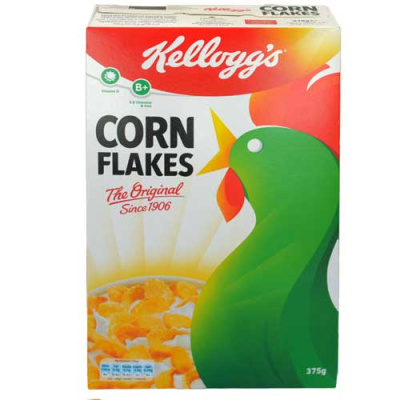 KELLOGG'S CORN FLAKES CEREALS 375gr