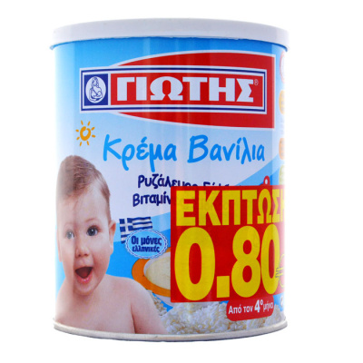 GIOTIS VANILLA CREAM 300gr -0,80