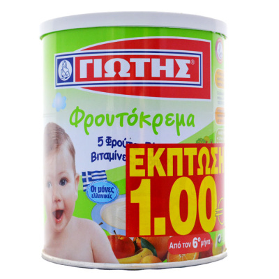 GIOTIS FRUIT CREAM WITH 5 FRUITS 300gr -1,00