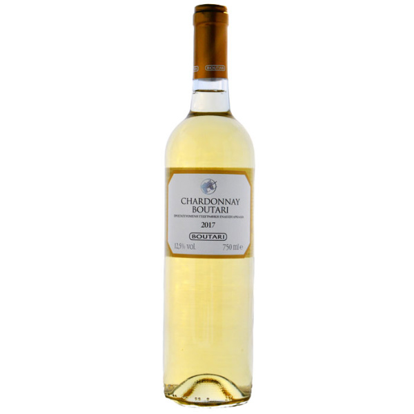 ΜΠΟΥΤΑΡΗΣ Chardonnay Οίνος Λευκός  12.5%VOL 750ml