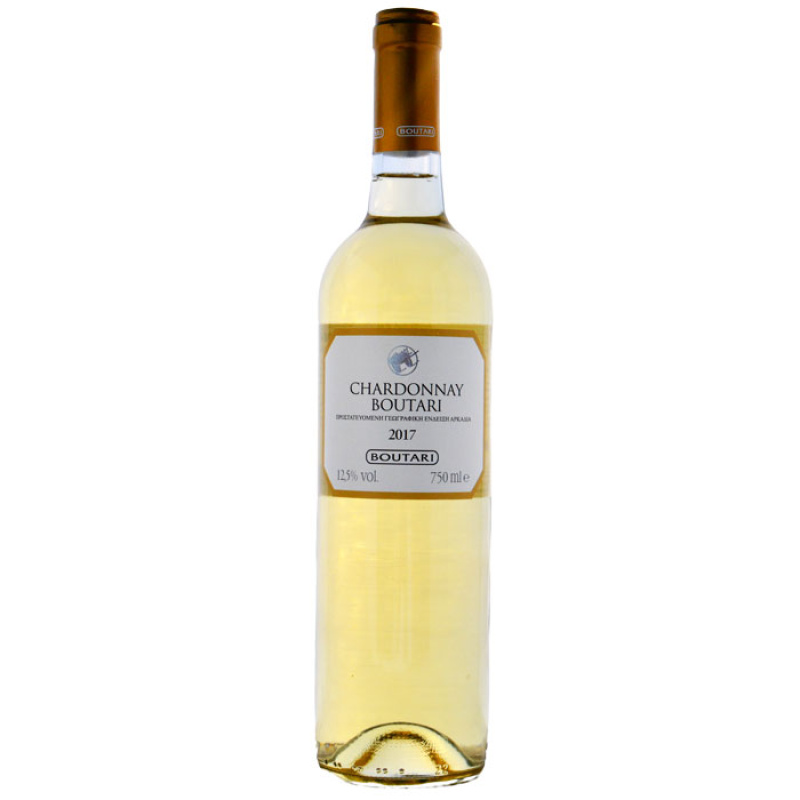 ΜΠΟΥΤΑΡΗΣ Chardonnay Οίνος Λευκός  12.5%VOL 750ml