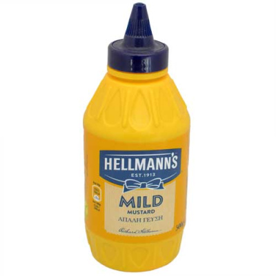 HELLMANN'S MILD MUSTARD 500gr