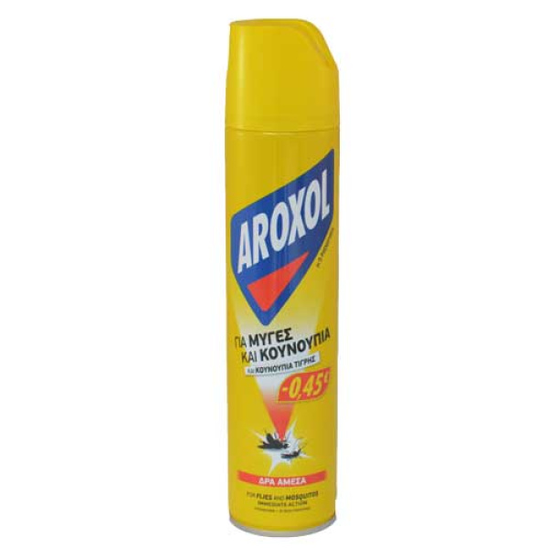 AROXOL Για Μύγες και Κουνούπια 300ml -0,45