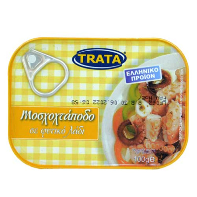 TRATA MUSKY OCTOPUS IN VEGETABLE OIL 100gr