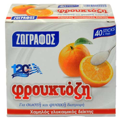 ZOGRAFOS FRUCTOSE STICKS 40pcs 200gr