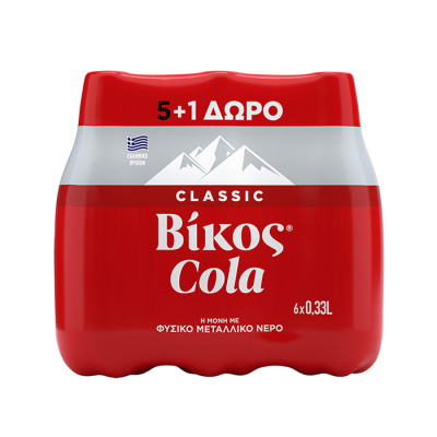 VIKOS COLA 330ml 5pcs+1FREE