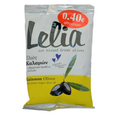 LELIA KALAMATA OLIVES 250gr