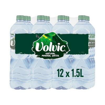 VOLVIC NATURAL MINERAL WATER 12x1.5lt