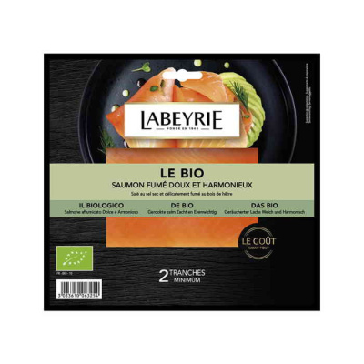 LABEYRIE SMOKED SALMON SALMON 75gr bio