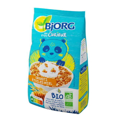 BJORG ORGANIC CEREALS WITH HONEY 375gr bio