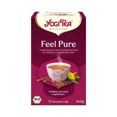 YOGI TEA FEEL PURE 17pcs 30.6gr bio