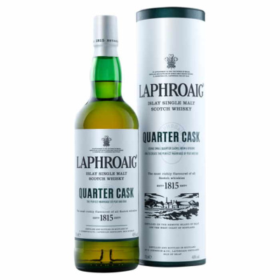 LAPHROAIG ISLAY SINGLE MALT SCOTCH WHISKY QUARTER CASK 48%VOL 700ml