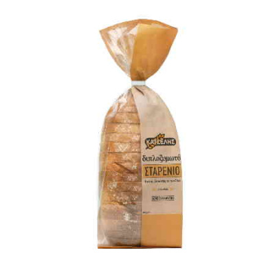 KATSELIS SLICED WHEAT SOURDOUGH BREAD 500gr