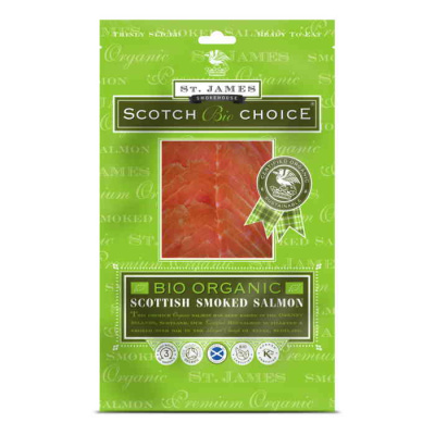 ST. JAMES SCOTTISH SMOKED SALMON SALMON 70gr bio