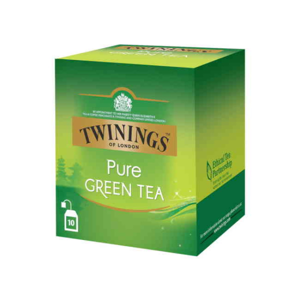 TWININGS PURE GREEN TEA 10Teabags 20gr
