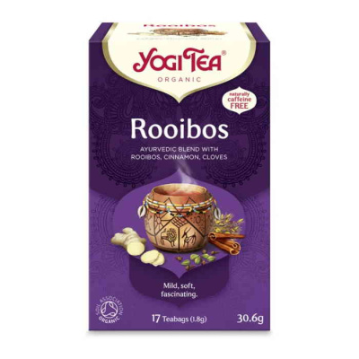 YOGI TEA ROOIBOS 17pcs 30.6gr bio