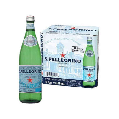 SAN PELLEGRINO WATER GLASS BOTTLE 12x750ml