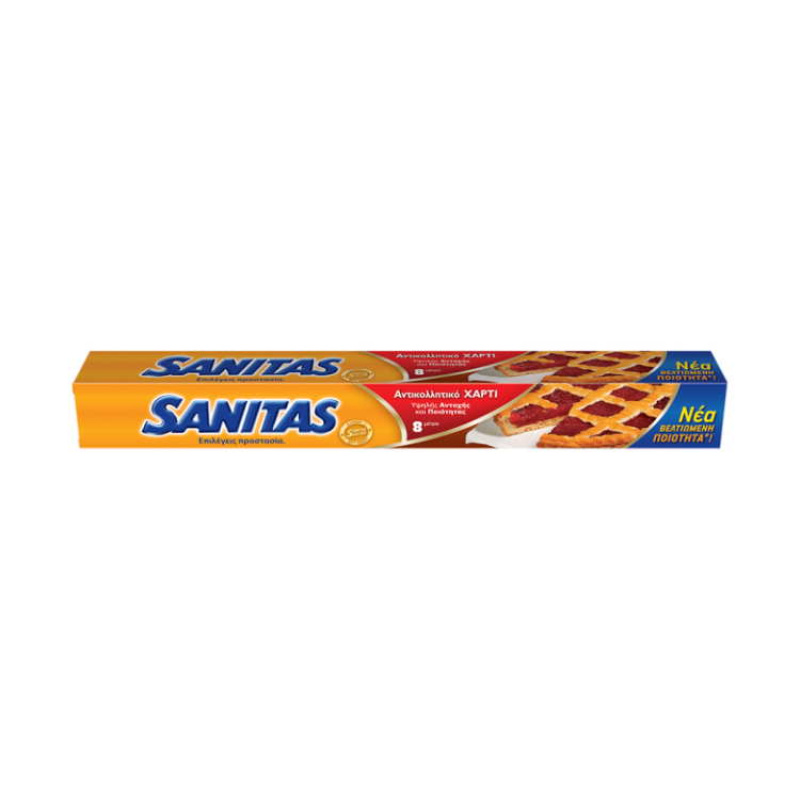 SANITAS NON-STICK BAKE PAPER 8m