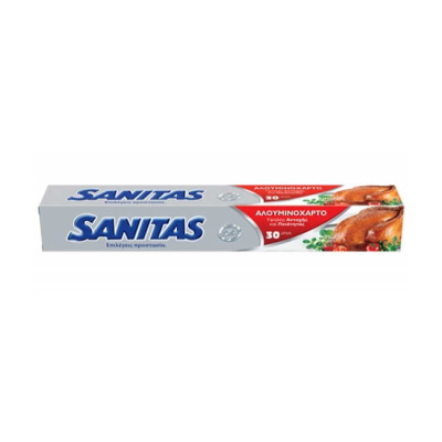 SANITAS ALUMINIUM FOIL 30m