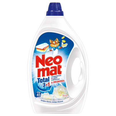 NEOMAT TOTAL LAUNDRY DETERGENT 45 CUPS 2.25lt