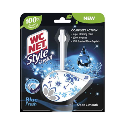 WC NET TOILET RIM BLOCK BLUE SENSATION 36.5gr