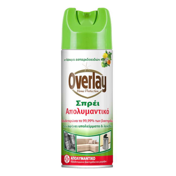 OVERLAY DISINFECTANT SPRAY WITH CITRUS AROMA 300ml