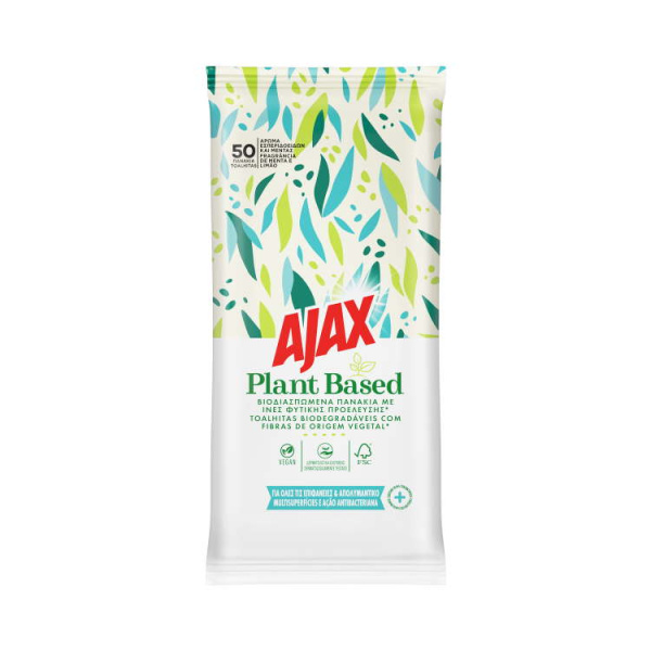 AJAX ANTIBACTERIAL WIPES FOR ALL SURFACES 50pcs