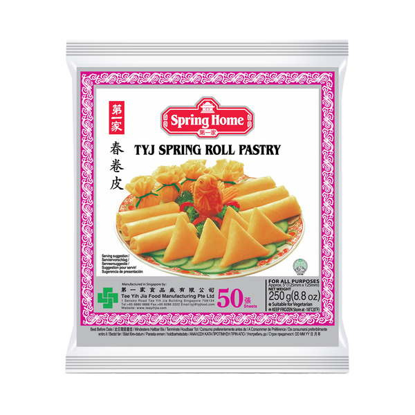 SPRING HOME SPRING ROLL PASTRY 30sheets 250mm x 250mm 550gr
