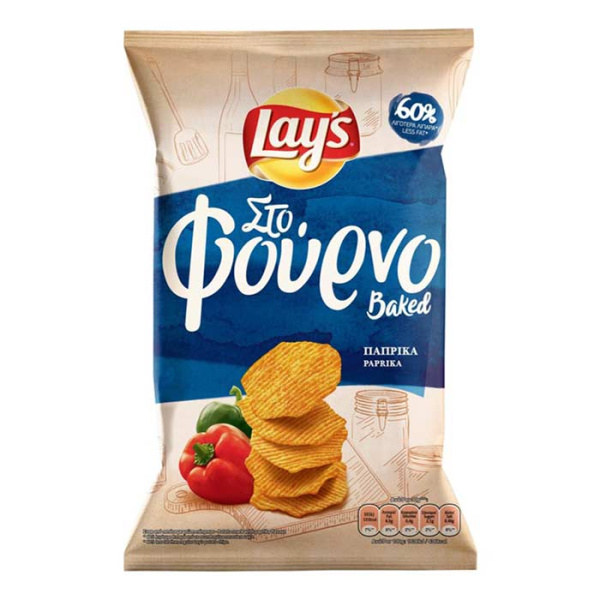 LAYS BAKED CHIPS WITH PAPRIKA FLAVOUR 105gr