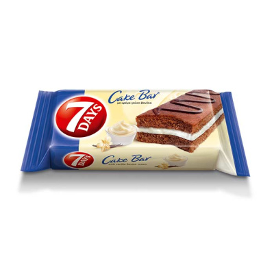 7DAYS CAKE BAR WITH VANILLA FLAVOUR CREAM 32gr