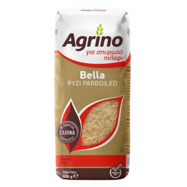 AGRINO Ρύζι Bella Parboiled 500gr