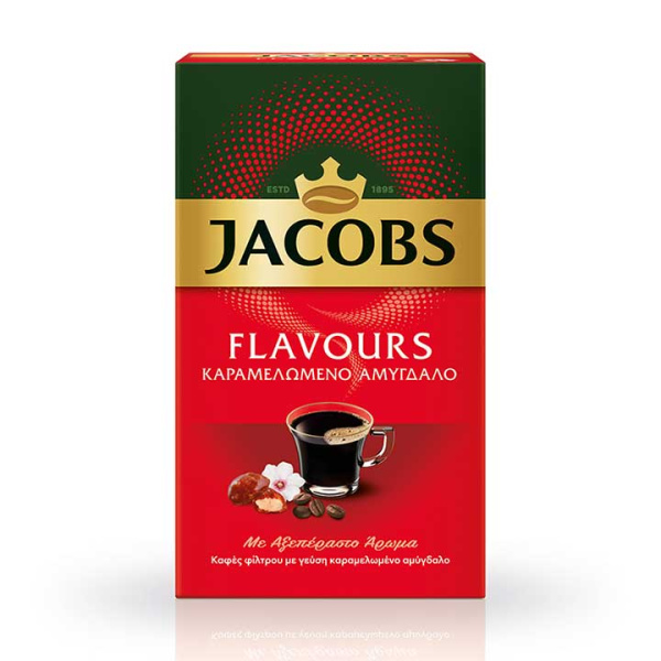 JACOBS FLAVOURS Καφές Φίλτρου Καραμελωμένο Αμύγδαλο 250gr