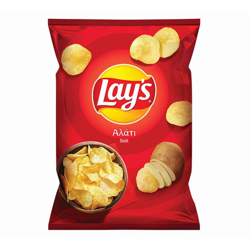 TASTY LAYS CHIPS WITH SALT 90gr