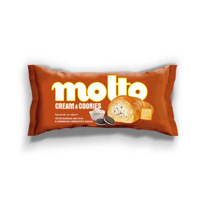 MOLTO CROISSANT CREAM & COOKIES 92gr