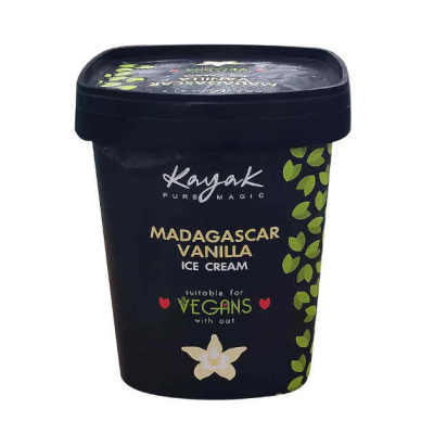 KAYAK VEGAN MADAGASCAR VANILLA ICE CREAM 500ml