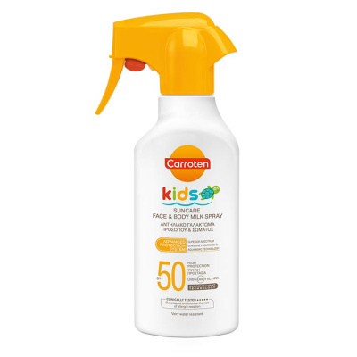 CARROTEN KIDS SUNCARE MILK FACE & BODY MILK SPAY TRIGGER SPF50 270ml