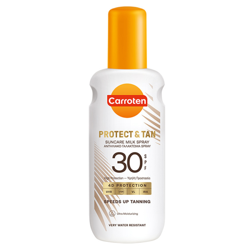 CARROTEN PROTECT & TAN SUNCARE MILK SPRAY SPF 30 200ml