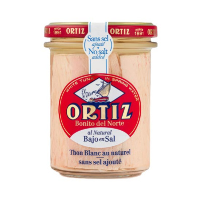 ORTIZ WHITE TUNA IN WATER NO SALT 220gr