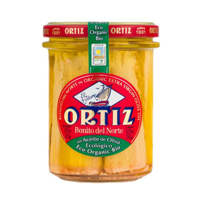 ORTIZ TUNA IN ORGANIC EXTRA VIRGIN OLIVE OIL 220gr