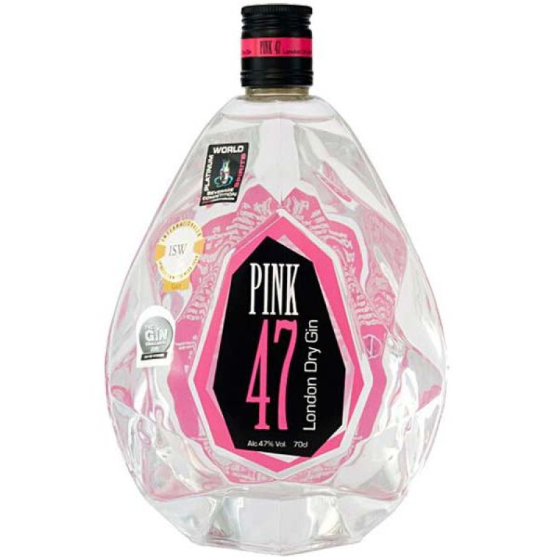 Pink 47 London Dry Τζιν 47%VOL 700ml