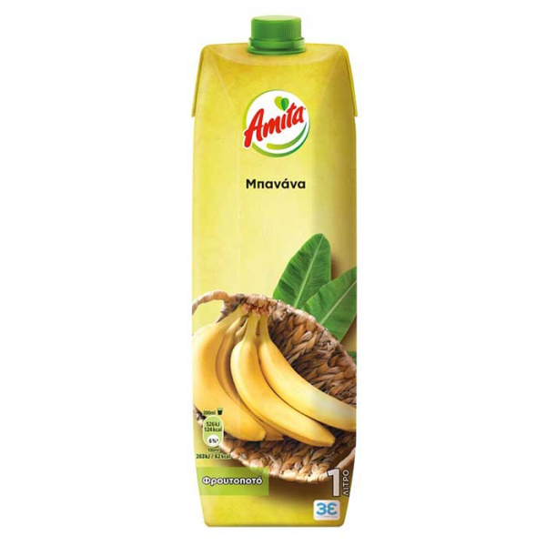 AMITA Μπανάνα Φρουτοποτό 1lt