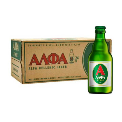 ALFA BEER BOTTLE RETRO 330ml 24pcs